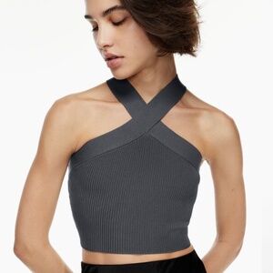 Aritzia Babaton Sculpt Knit Crop Top